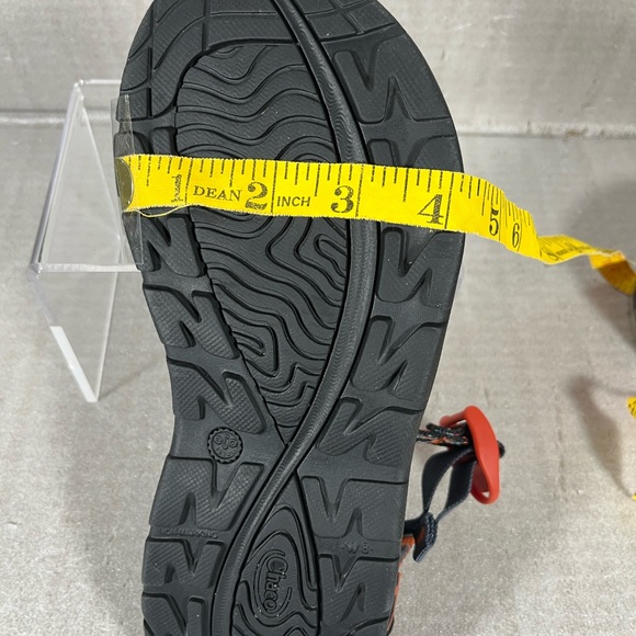 Chaco Women's ZX/2 Classic Navy/Orange/Light Blue Sandals Size 8 - Picture 9 of 11